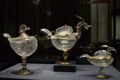 Bird-shaped centerpieces - Saracchi workshop, 1590 -  Kunsthistorisches Museum, Vienna - 4413