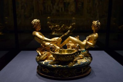 Saliera, Benvenuto Cellini, 1540-43 - Kunsthistorisches Museum, Vienna - 4419
