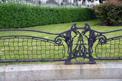 Art nouveau fence, French Embassy, Vienna - 5374