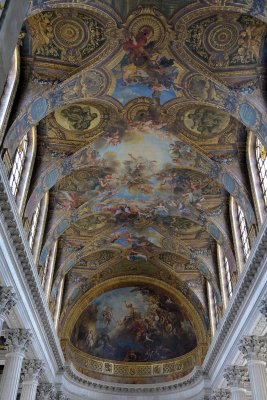 Plafond de la Chapelle royale - Chteau de Versailles - 5774