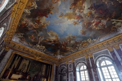 Plafond du Salon d'Hercule - Chteau de Versailles - 5784