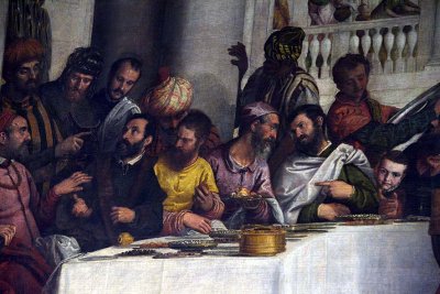 Repas chez Simon (1570), dtail - Paolo Veronese - Salon d'Hercule - Chteau de Versailles - 5798