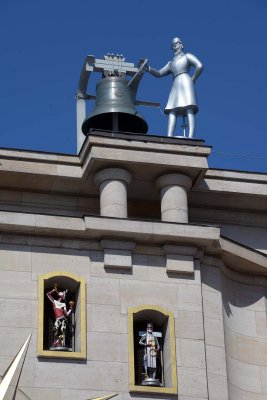 Dtail du carillon du Mont des arts - Bruxelles - 2435