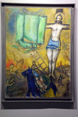 La crucifixion en jaune, 1943 - Marc Chagall - Musée national d'art moderne - Centre Pompidou, Paris - 2112