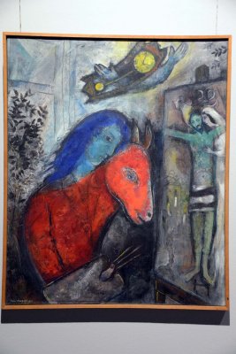 Autoportrait à la pendule, 1947 - Marc Chagall - 2135
