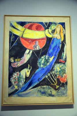 Monde rouge et noir, 1951 - Marc Chagall - 2137