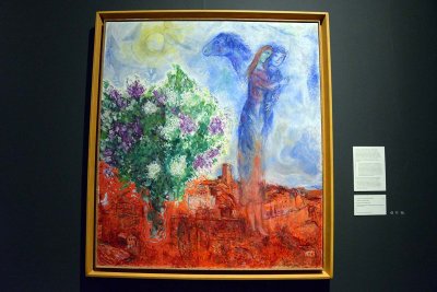 Couple au-dessus de St Paul, 1968 - Marc Chagall - 2150