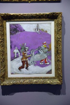 Le meunier, son fils et l'âne, 1930 - Marc Chagall - 2155