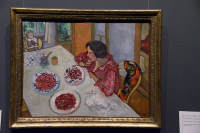 Les fraises, ou Bella et Ida à table, 1916 - Marc Chagall - 2161