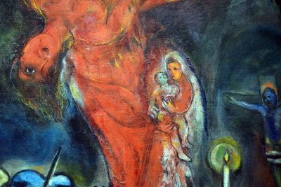 La chute de l'ange, 1923-33-47 (détail) - Marc Chagall - 2164