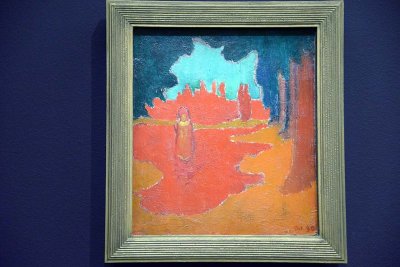 Maurice Denis - Taches de soleil sur la terrasse (1890) - Musée d'Orsay - 3129