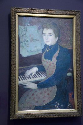 Maurice Denis - Le menuet de la princesse Maleine, ou Marthe au piano (1891 - Musée d'Orsay - 3131