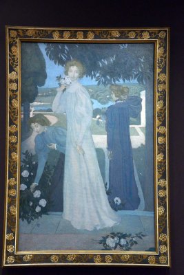 Maurice Denis - Portrait d'Yvonne Lerolle en trois aspects (1897) - Musée d'Orsay - 3138