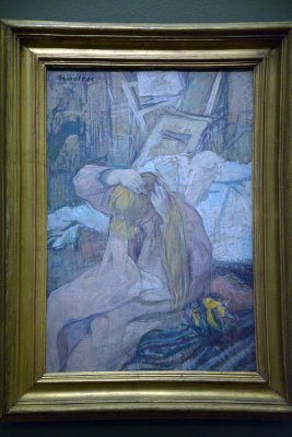Henri de Toulouse-Lautrec - Femme se coiffant. Celle qui se peigne (1891) - Musée d'Orsay - 3145