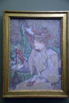 Henri de Toulouse-Lautrec - La femme aux gants, 1890 - Musée d'Orsay - 3151