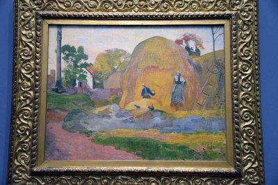 Paul Gauguin - Les meules jaunes, ou la Moisson blonde (1889) - Musée d'Orsay - 3211