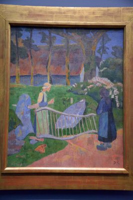 Paul Sérusier - La barrière fleurie, le Pouldu (1889) - Musée d'Orsay - 3213
