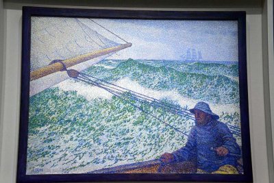 Théo Van Rysselberghe - L'homme à la barre, 1892 - Musée d'Orsay - 3264