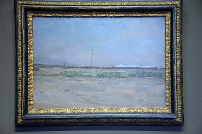 Piet Mondrian - Paysage de polder avec un train à l'horizon, 1906-1907 - Musée d'Orsay - -3317
