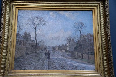 Camille Pissarro - La route de Louveciennes (1872) - Musée d'Orsay - 3374
