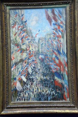 Claude Monet - La rue Montorgueil, à Paris, fête du 30 juin 1878 - Musée d'Orsay - 3458
