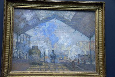 Claude Monet - La gare Saint Lazare (1877) - Musée d'Orsay - 3460