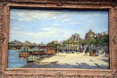 Pierre Auguste Renoir - Le Pont des arts, Paris (1867) - Musée d'Orsay - 3462