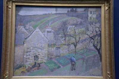 Camille Pissarro - Coteau de l'Hermitage, Pontoise (1873) - Musée d'Orsay - 3481