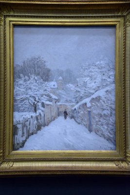 Alfred Sisley - La neige à Louveciennes (1878) - Musée d'Orsay - 3499
