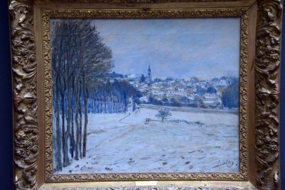 Alfred Sisley - La neige  Marly-le-Roi (1875) - Muse dOrsay - 3526