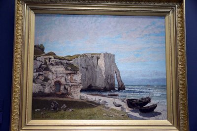 Gustave Courbet - La falaise d'Etretat après l'orage (1870) - Musée d'Orsay - 3528