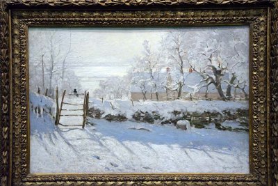 Claude Monet  - La Pie (1868-69) - Muse dOrsay - 3534