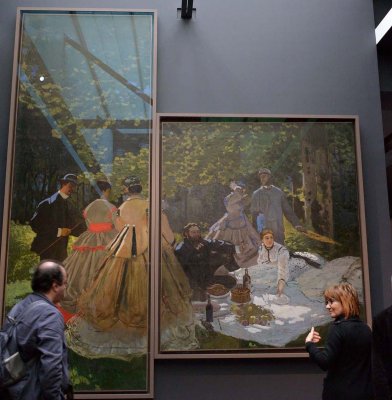 Claude Monet - Le déjeuner sur l'herbe (1865-66) - Musée d'Orsay - 3538