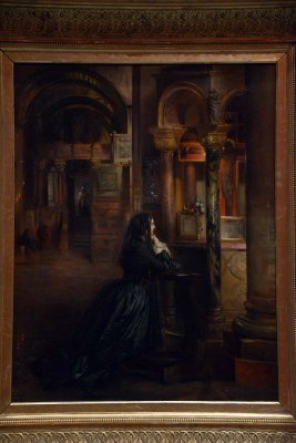 Ernest Meissonier (1815-1891) - Femme en prière à Saint-Marc de Venise - Musée d'Orsay - 3579