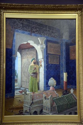 Osman Hamdy Bey - Vieil homme devant des tombeaux denfants (1903) - Muse dOrsay - 3601