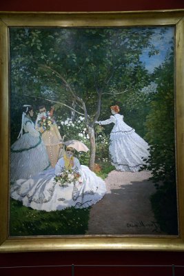 Claude Monet - Femmes au jardin, 1866 - Musée d'Orsay - 3614