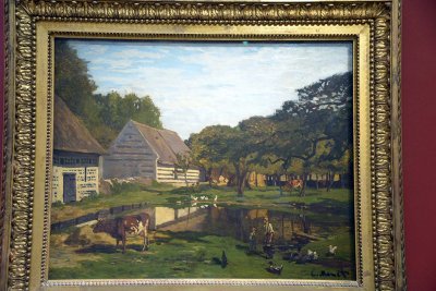 Claude Monet - Cour de ferme en Normandie (1863) - Musée d'Orsay - 3618