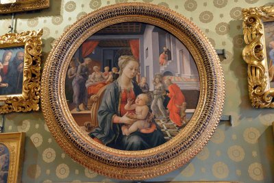 Fra Filippo Lippi - Madonna col Gesu Bambino - Palatine Gallery, Pitti Palace - 6474