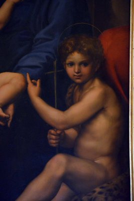 Raffaello Sanzio - Sacra Familia detta dell'Impannata (detail) - Palatine Gallery, Pitti Palace - 6484