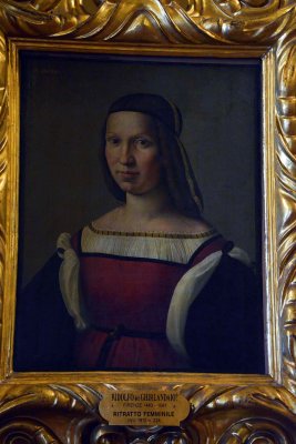 Raffaello Sanzio - Ritratto femminile - Palatine Gallery, Pitti Palace - 6541