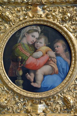 Raffaello Sanzio - Madonna della seggiola (1514) - Palatine Gallery, Pitti Palace - 6564