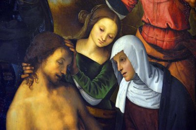 il Perugino - La Deposizione di Croce, detail - Palatine Gallery, Pitti Palace - 6581