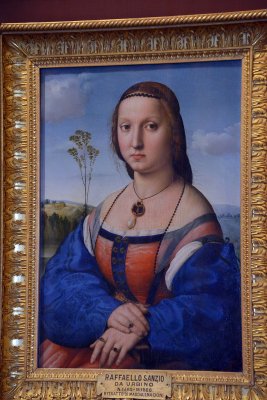 Raffaello Sanzio - Ritratto di Maddalena Doni (1505-1506) - Palatine Gallery, Pitti Palace - 6582
