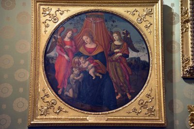Pseudo Granaci - Madonna col Bambino, S. Giovannino e Angeli - Palatine Gallery, Pitti Palace - 6618