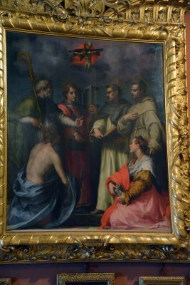 Andrea del Sarto - Disputa sulla Trinita (1520) - Palatine Gallery, Pitti Palace - 6673