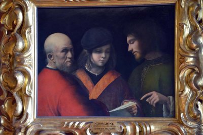 Giorgione - Le tre eta dell'uomo (1500-1510) - Palatine Gallery, Pitti Palace - 6690