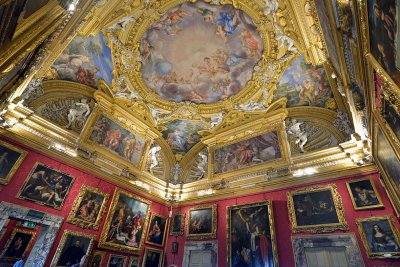 Ceiling by Pietro di Cortona - Sala di Apollo - Palatine Gallery, Pitti Palace - 6743