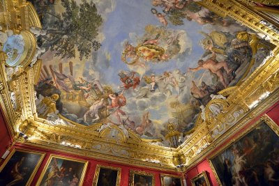 Ceiling by Pietro di Cortona - Sala di Marte - Palatine Gallery, Pitti Palace - 6748