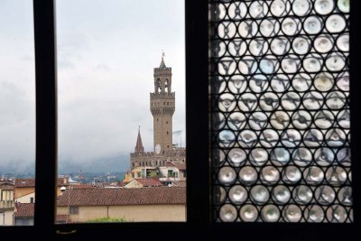 Palazzo Vecchio seen from Pitti Palace - Florence - 6510