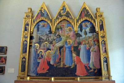 Fra Angelico & Lorenzo Monaco - Pala Santa Trinita - Deposition from the cross (1432) - Couvent de San Marco - 6932
